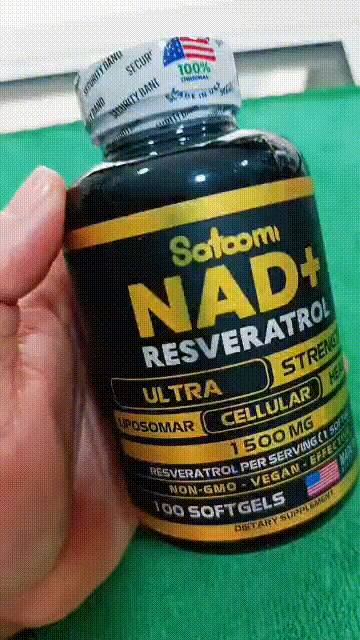 NAD + RESVERATROL ™ Suplemento Avanzado con NAD+ y Resveratrol que Potencia la Energía Celular y Apoya un Envejecimiento Saludable